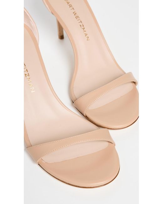 Stuart Weitzman Black Nudist Ii Sandal 75 (Adobe 1) Sandals