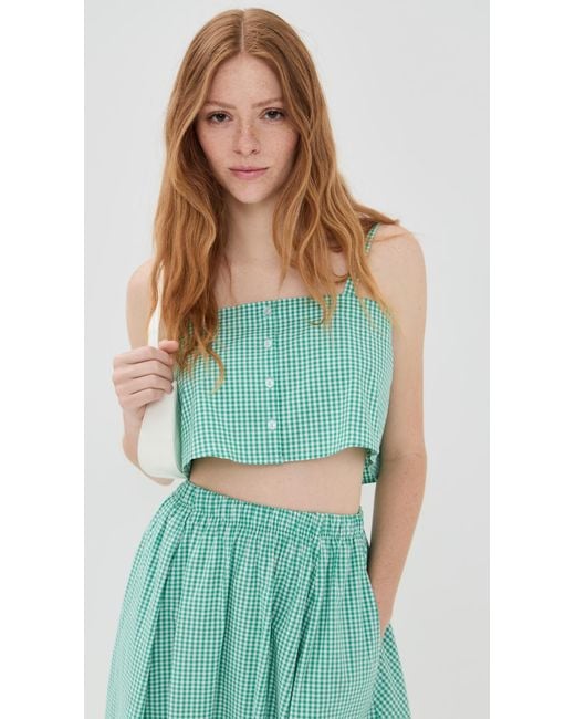 Le Bos Green Martha Top