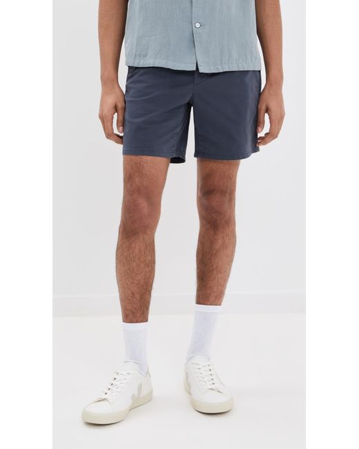 Rag & Bone Blue Standard Chino Shorts for men