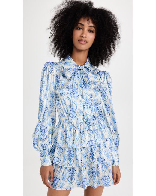 LoveShackFancy Daly Dress in Blue Lyst