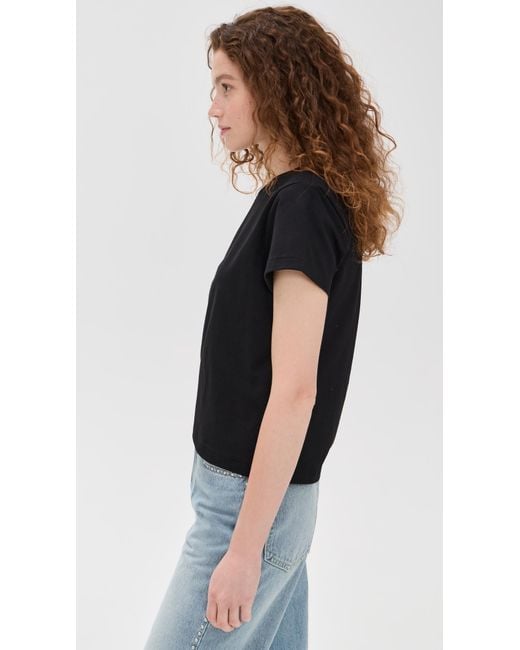 Re/done Black Classic Tee