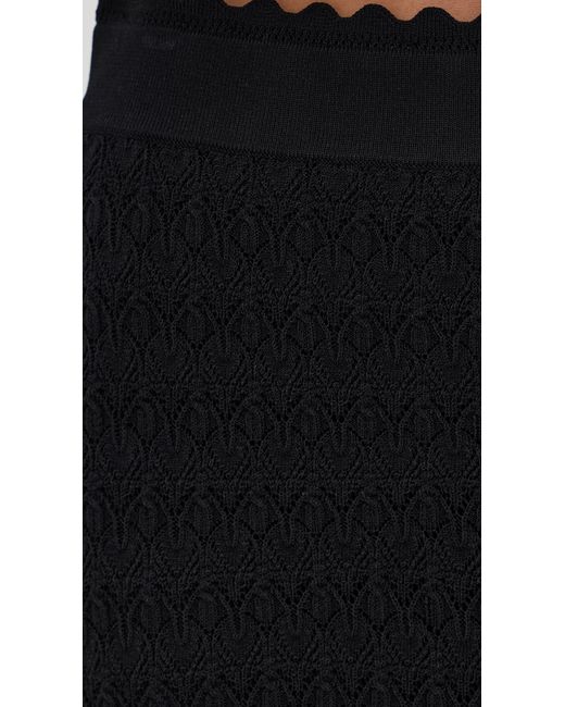 Sea Black Rue Knit Midi Skirt