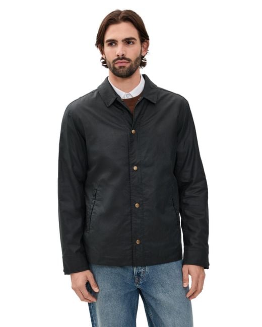 Billy Reid Black Harrison Jacket for men
