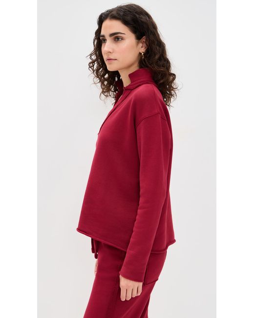 Frank & Eileen Red Patrick Popover Henley