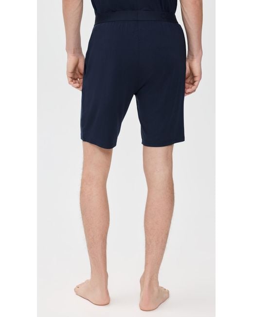 Calvin Klein Blue Modern Modal Sleep Shorts for men