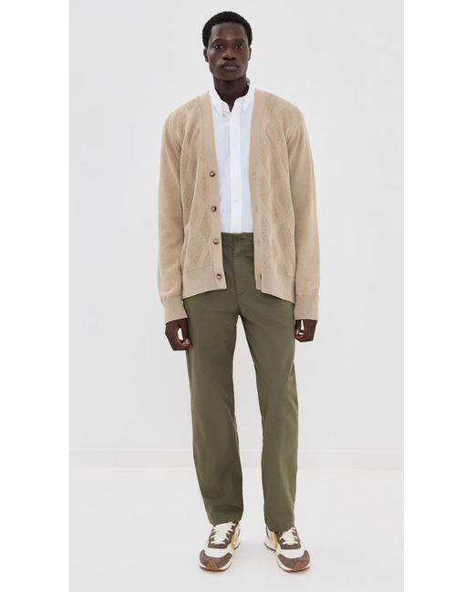 Lacoste Green Regular Fit Pull On Chinos for men