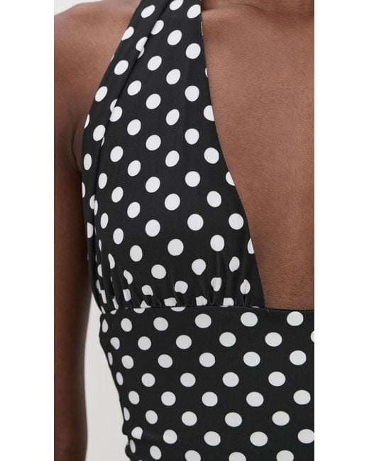 Miaou Black Mathilde Halter Top