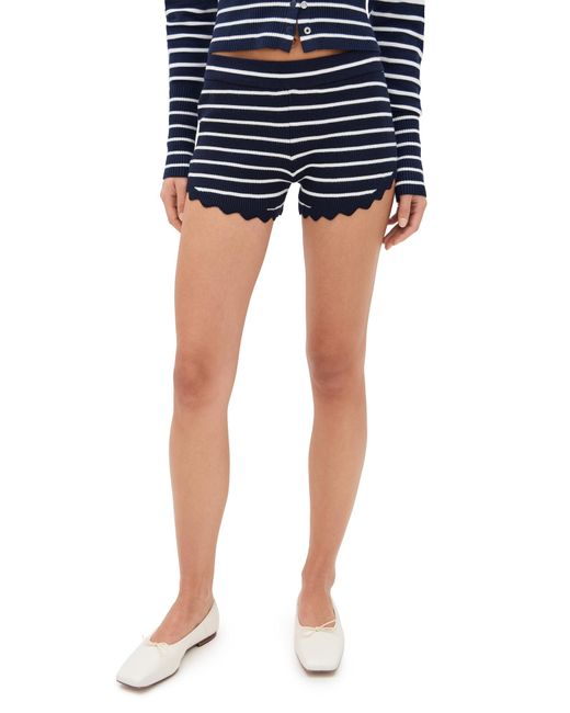 Lioness Blue Dollhouse Knit Shorts