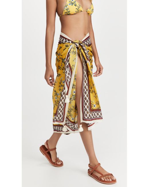 Tory Burch Cotton Printed Pareo Cover 