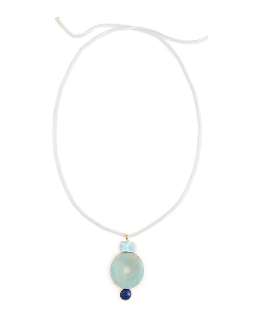 Jennifer Behr White Devon Necklace