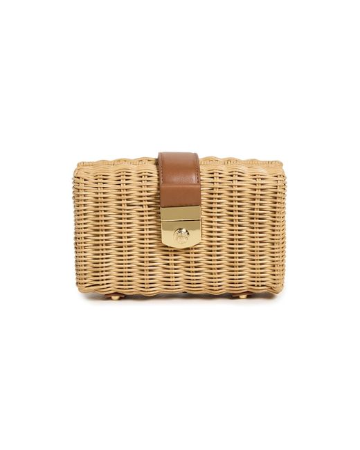 Veronica Beard Multicolor Lock Box Clutch