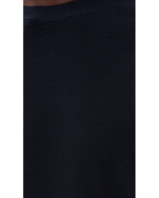 Theory Blue Riland Crew Neck for men