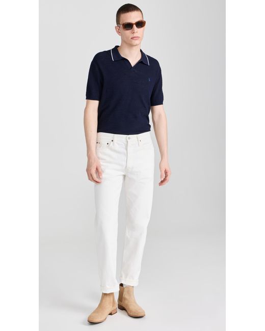 Polo Ralph Lauren White Matteo Straight Fit Denim Jeans for men