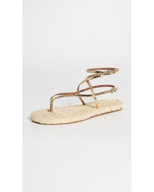 Paris Texas White Hydra Flat Sandals