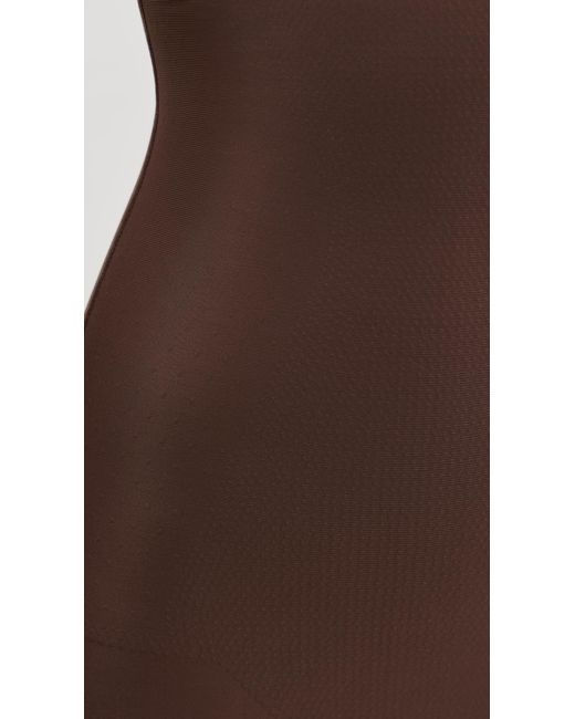 Commando Brown Zone Smoothing High Waisted Shorts