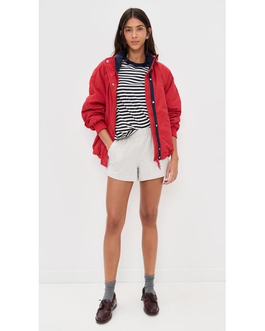 Fp Movement Red Breeze Blocker Jacket