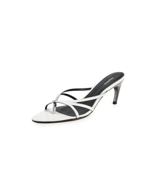 Coperni Black Low Strap Sandals