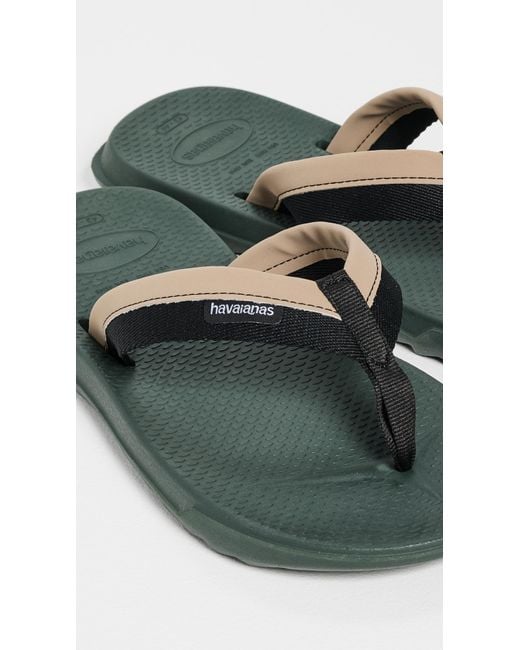 Havaianas Black Track Plus Flip Flops for men