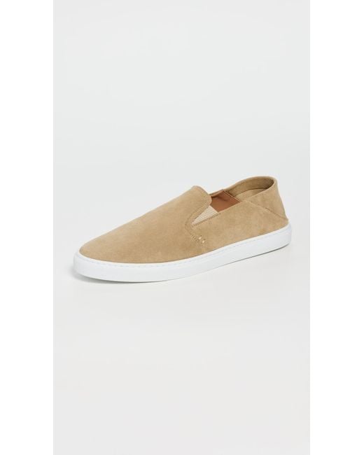 GREATS White Reign Slip Ons for men