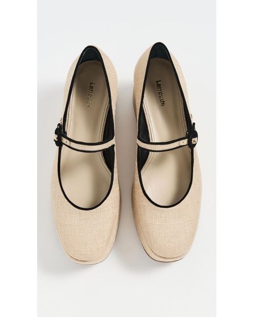 Larroude Black Blair Flatforms