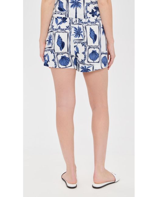 MINKPINK Blue Sylvie Elasticated Shorts