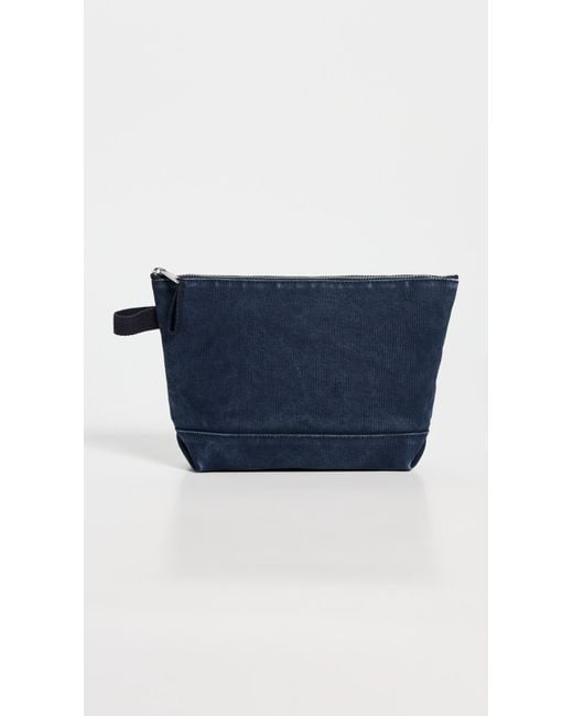 Alex Mill Blue The Perfect Canvas Pouch