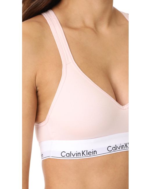 modern cotton lightly lined bralette
