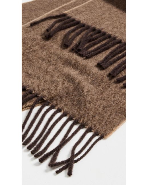 Polo Ralph Lauren Brown Cashmere Blend Menswear Scarf for men