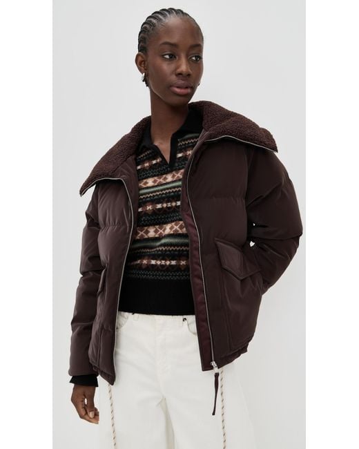 Varley Black Roseville Down Jacket