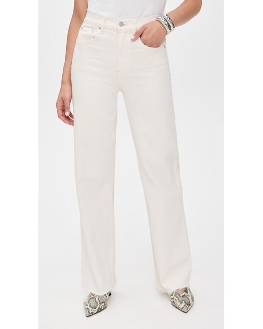 Le Jean White Column Jeans