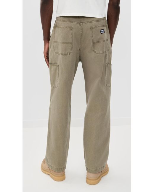 Obey Natural Big Timer Carpenter Pants for men
