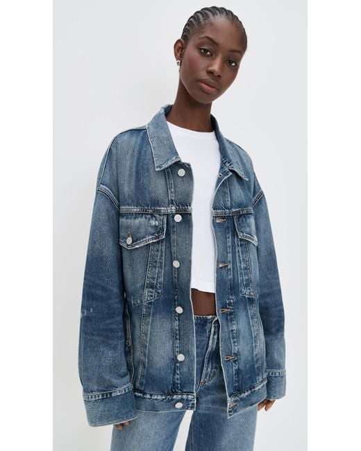 Agolde Blue Reworked Wayne Jacket