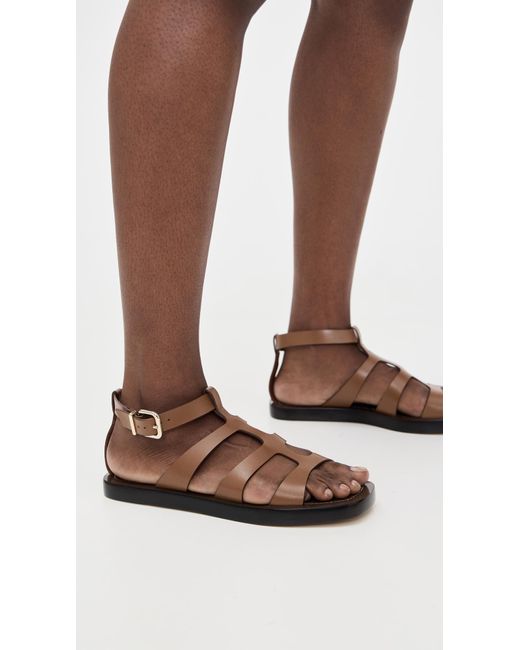Alexandre Birman Brown Eliza Sandals
