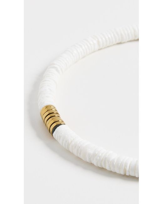 Hijas de Puka White Sea Shell Puka Necklace