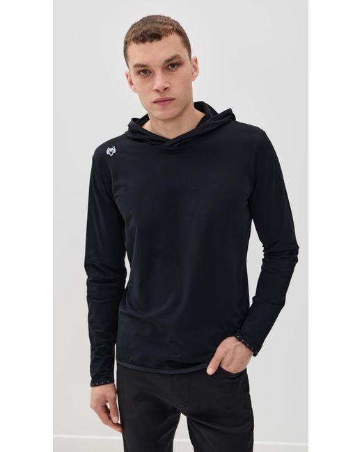 Greyson Black Colorado Lightweight Performance Hoodie for men
