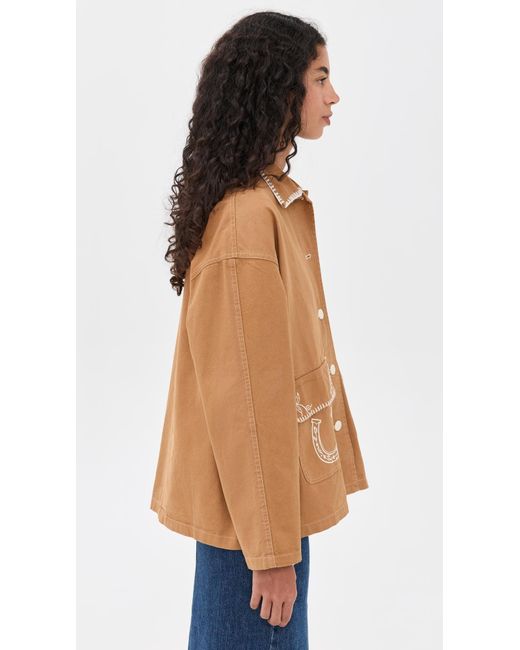 Bailey Rose Blue Western Stitch Jacket