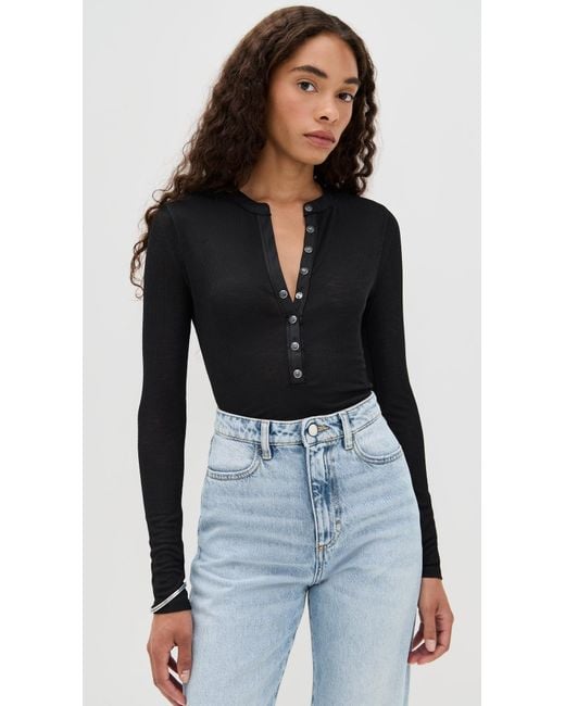 Veronica Beard Black Drexler Top