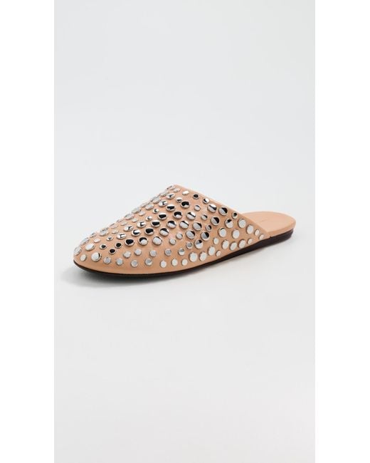 Tory Burch Black Studded Mules
