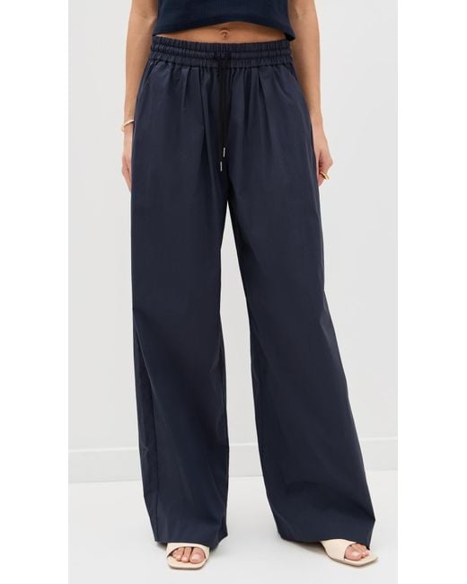 St. Agni Blue Everyday Drawstring Pants
