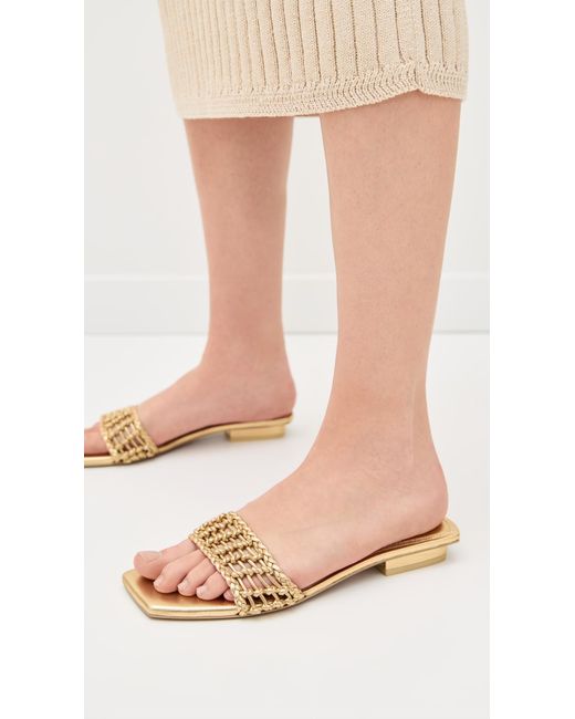 Cult Gaia Black Maya Sandals