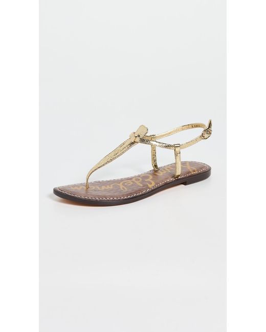 Sam Edelman White Gigi Thong Sandals