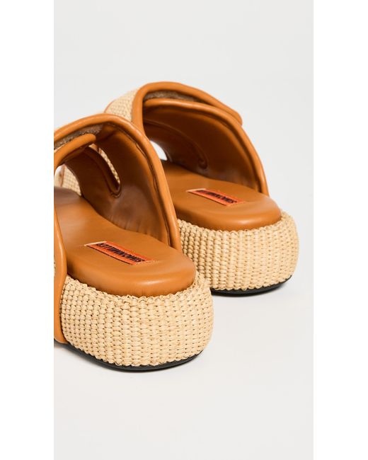 Simon Miller Natural Raffia Cro Slides
