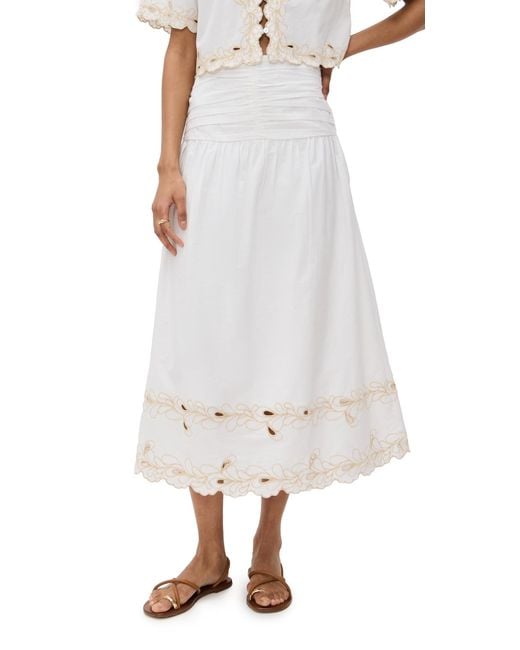 Rails White Sol Skirt