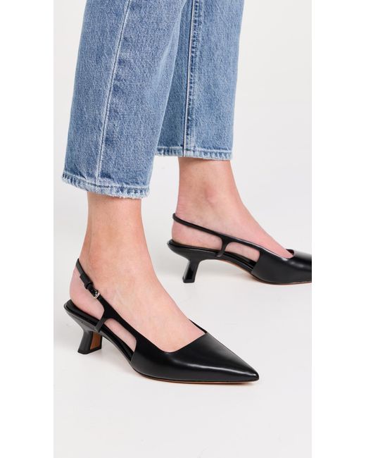 Vince Black Bianca Slingback Heels