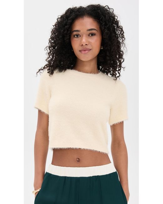 Madison The Label Black Ruby Knit Tee