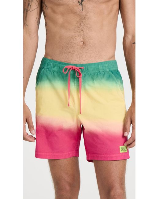 Banks Journal Pink Deepest Reaches Fade Boardshorts for men