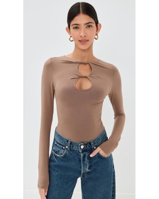 Le Bos Blue Brigitte Top