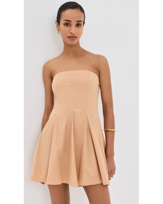 Azeeza Natural Sable Mini Dress