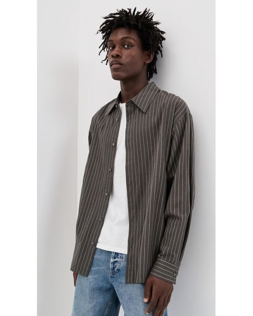 Agolde Black Aurel Shirt for men