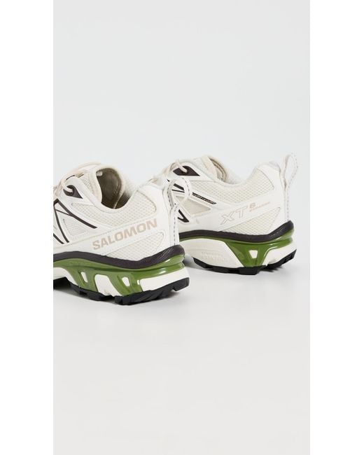 Salomon White Xt-6 Expanse Canvas Sneakers